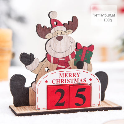 Calendario de Adviento con Escenas Navideñas Decorativas - Image 49