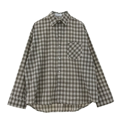 Chaqueta Camisa Cuadros Oversize Unisex - Image 11