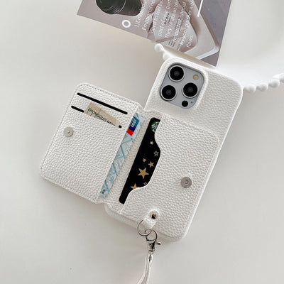 Funda Protectora de Cuero con Cartera para Teléfono - Image 3