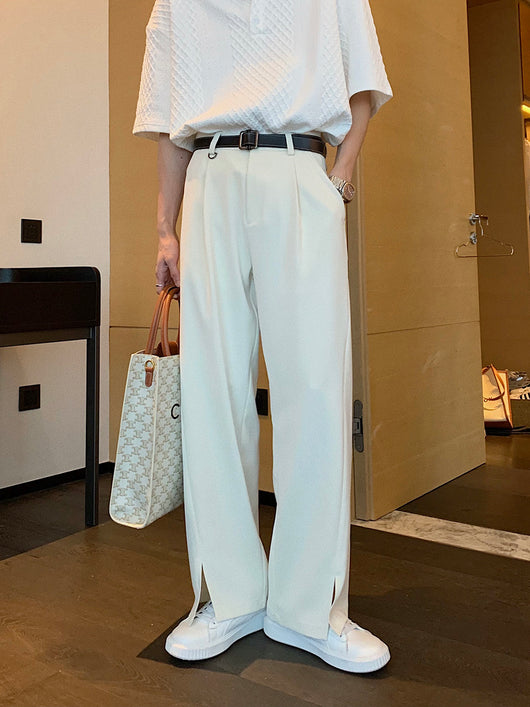 Pantalones Largos Coreanos Anchos para Hombre - Estilo Versátil y Moderno - Image 10