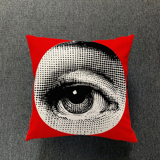 Funda de Almohada de Algodón y Lino para Sala de Estar - Image 2