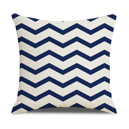 Funda de Almohada Lino Geometría Simple - Diseño Moderno para Sofá y Hogar - Image 12