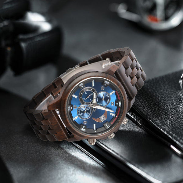 Reloj Empresarial Multifuncional Luminoso para Hombre