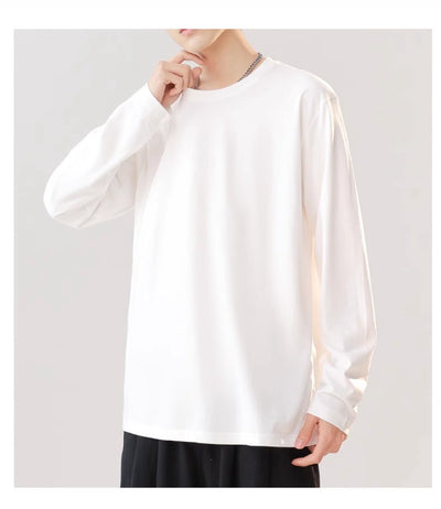 Camiseta Térmica Hombre Cuello Redondo Suéter Interior Grueso Ajuste Holgado - Image 24