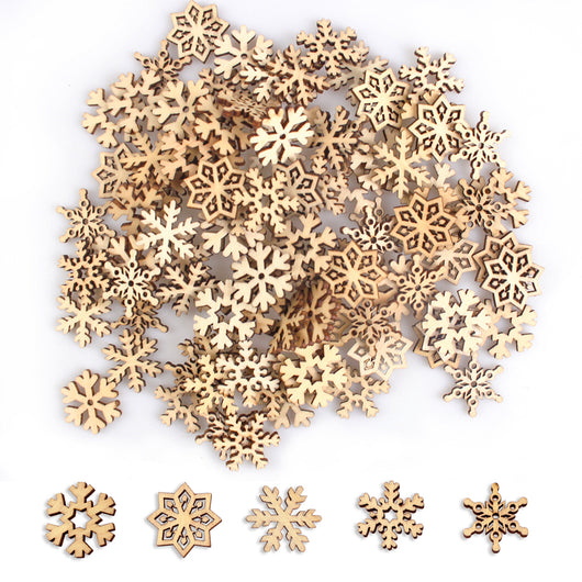 Pack de 50 Adornos Navideños de Madera - Image 8