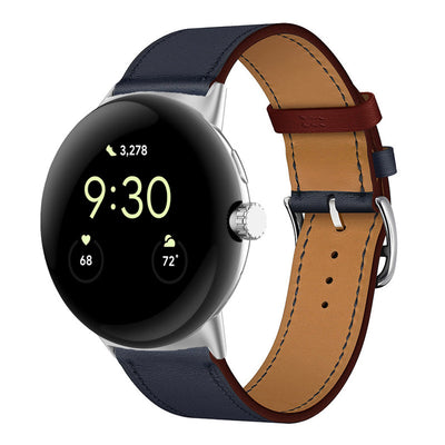 Correa de Cuero PU Bicolor para Google Watch - Estilo y Durabilidad - Image 39