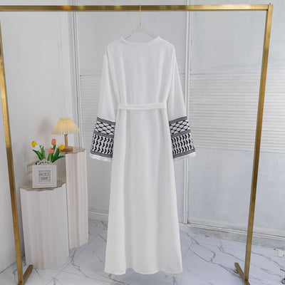 Cardigan Elegante con Bordados para Vestido Musulmán Mujer - Image 4