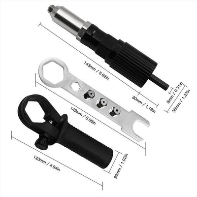 Cabezal Convertidor de Remaches y Clavos para Taladro Eléctrico - Image 7