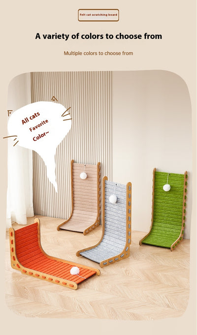 Rascador Vertical de Fieltro de Sisal para Gatos - Protector de Sofá - Image 11