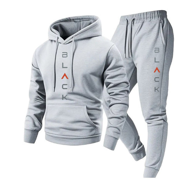 Conjunto Retro de Playera y Pantalón con Letras para Hombre