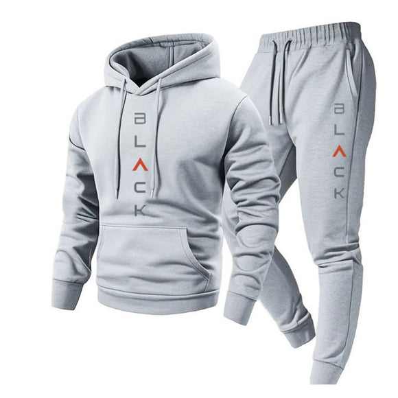 Conjunto Retro de Playera y Pantalón con Letras para Hombre