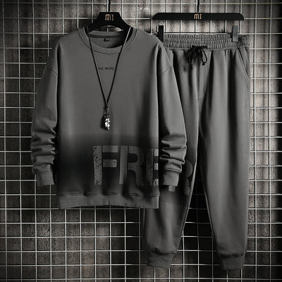 Suéter Casual Estampado Alfabeto Cuello Redondo para Hombre - Image 10