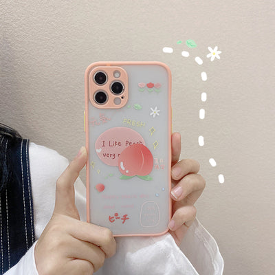 Funda para iPhone XS Diseño Durazno de Verano - Image 7