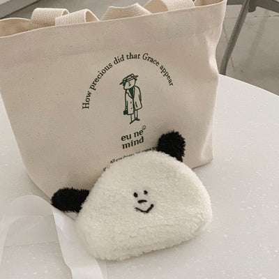 Monedero Adorable Cachorrito Peluche - Bolsa Multiusos Compacta - Image 3