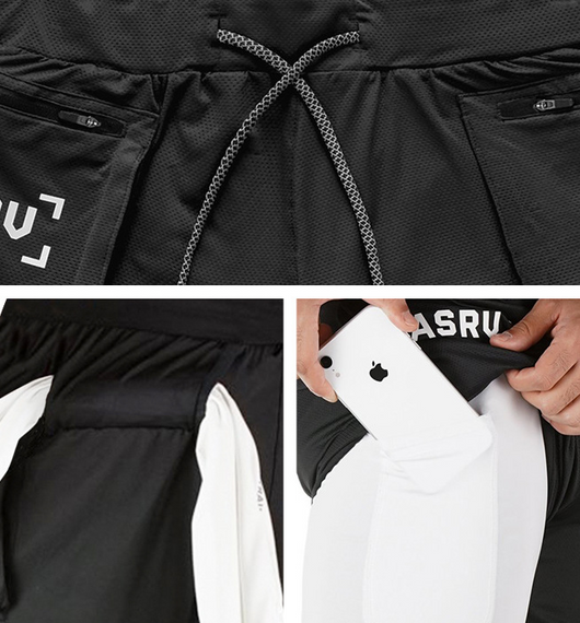 Shorts de Entrenamiento para Hombres Musculosos - Image 17