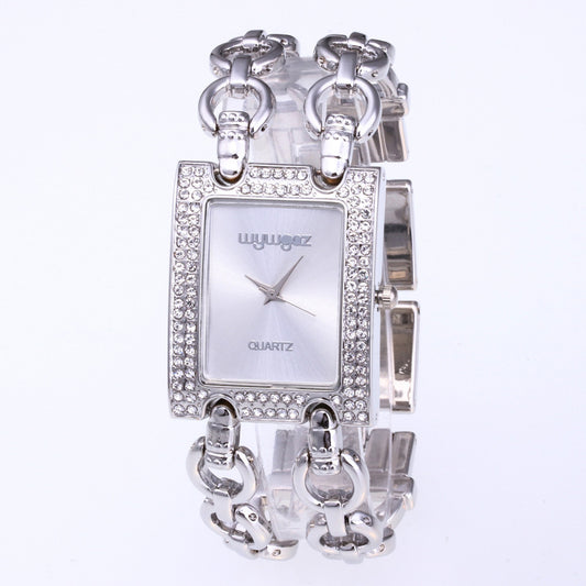Reloj de Mujer Británico con Diamantes y Cristales de Fantasía