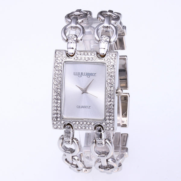 Reloj de Mujer Británico con Diamantes y Cristales de Fantasía