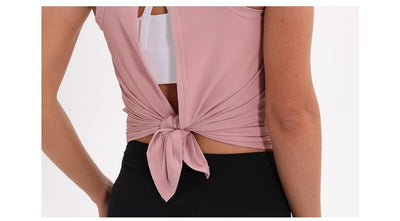 Conjunto de Yoga Deportivo para Mujer con Chaleco Holgado - Image 8