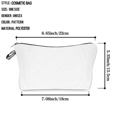 Bolsa de Cosméticos con Estampado de Hongos Fantasy - Image 35