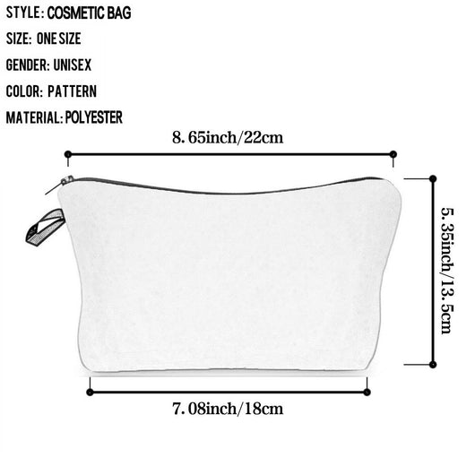 Bolsa de Cosméticos con Estampado de Hongos Fantasy - Image 35