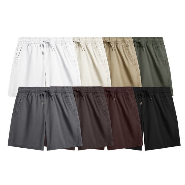 Shorts Rectos Lavados Ecoamigables - Comodidad Sostenible