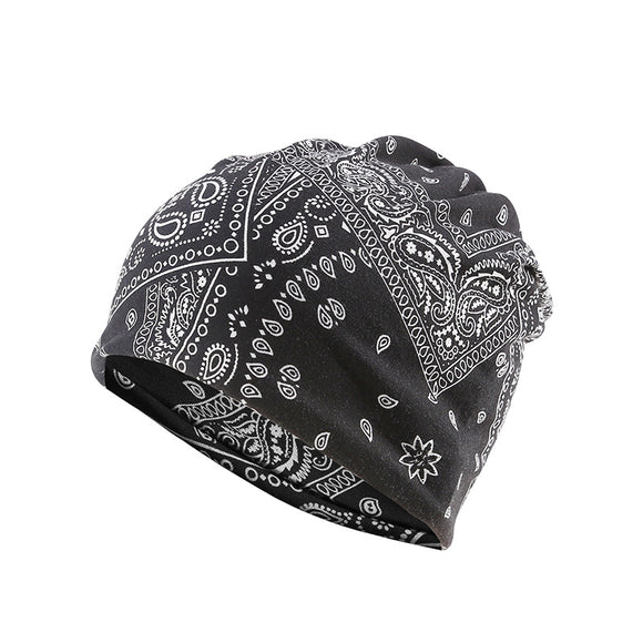 Gorro Térmico Unisex Invierno con Estampado Floral - Protección Contra el Viento