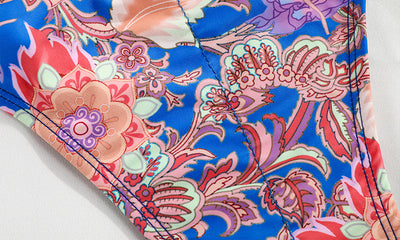 Bikini Dividido para Mujer con Encaje y Costuras de Cinta - Image 12