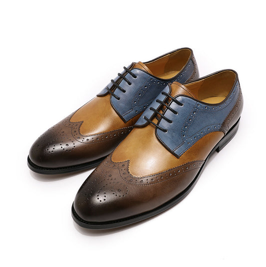 Zapatos Casuales de Cuero para Hombre con Cordones a Juego - Image 2
