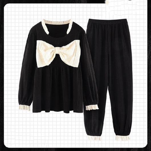 Pijamas Cómodos Estilo Coreano para Mujer - Algodón Puro Manga Larga Primavera Otoño - Image 14