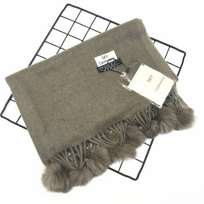 Bufanda Larga Mujer Otoño Invierno - Colores Sólidos Elegantes - Image 16