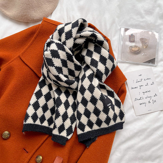 Bufanda Larga de Lana Tejida Coreana Premium para Invierno - Image 11