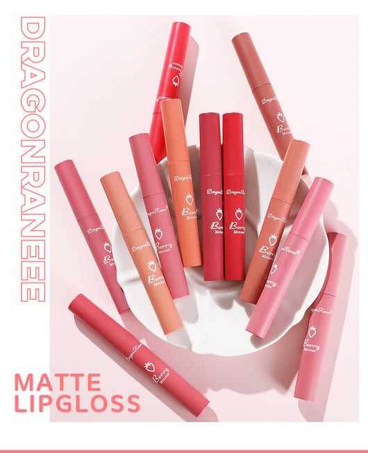 Set de 6 Brillos Labiales Sabor Fresa con Fórmula Antiadherente - Image 7