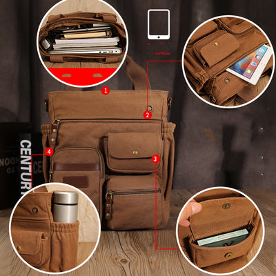 Maletín Oxford Ejecutivo Multifuncional de Gran Capacidad para Hombre - Image 13