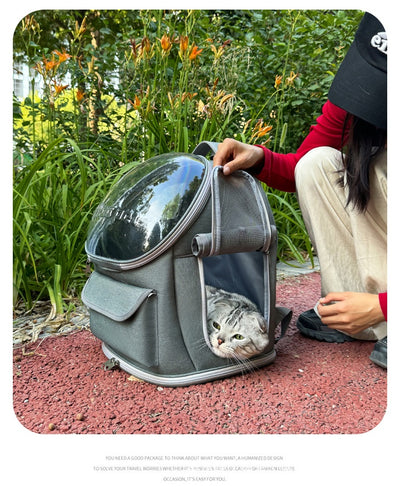 Bolsa de Transporte para Mascotas Grande con Correa - Resistente a Arañazos y Plegable - Image 10