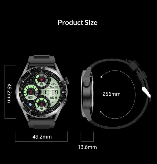 Reloj Inteligente Redondo con Llamadas Bluetooth y Monitor de Salud - Image 13