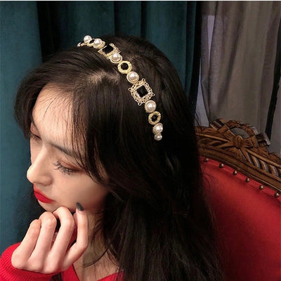 Accesorios para Cabello Barroco Vintage con Perlas y Cristales Brillantes - Image 11