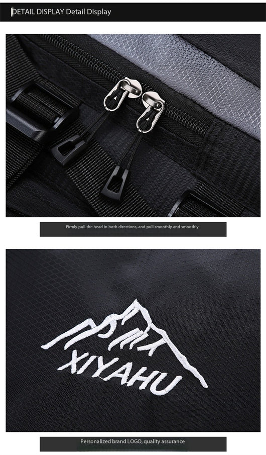 Mochila de Senderismo 90L XIYAHU - Resistente al Agua para Trekking y Acampada - Image 46