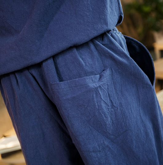 Traje Hanfu Suelto de Talla Grande para Hombre - Estilo Personalidad - Image 14