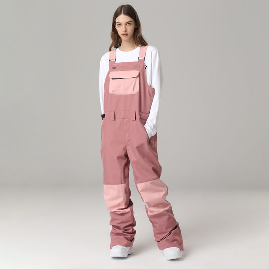 Pantalones de Esquí Impermeables Bicolor para Hombre y Mujer - Image 2