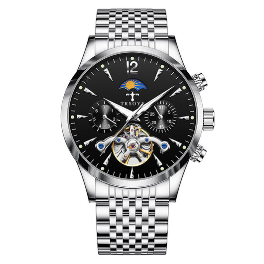 Reloj Mecánico Tourbillon Hueco Luminoso Resistente al Agua para Hombre - Image 10
