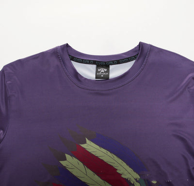 Playera Deportiva Calavera 3D con Tecnología Stretch Quick-Dry para Hombre - Image 7