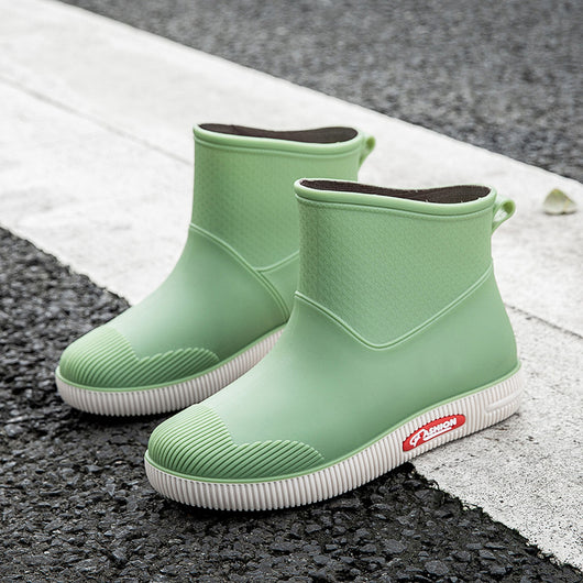 Botas Impermeables Cortas para Mujer - Estilo Moderno y Funcional - Image 2