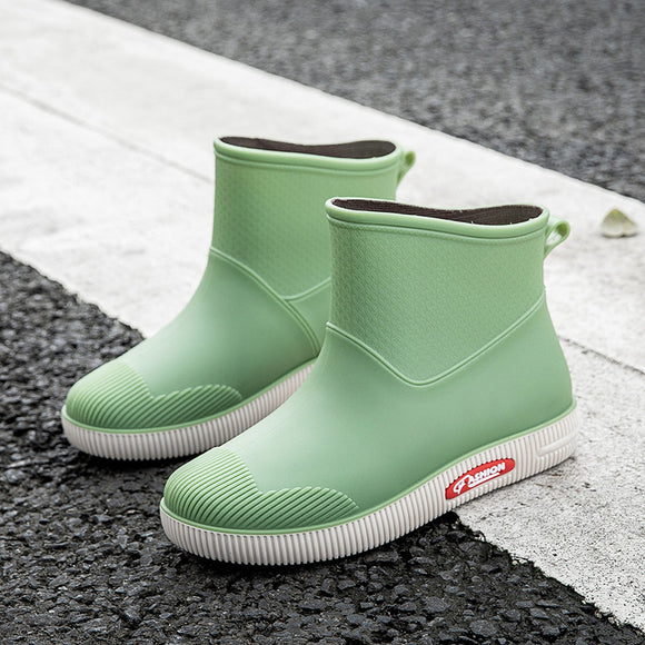 Botas Impermeables Cortas para Mujer - Estilo Moderno y Funcional