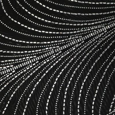 Vestido de Fiesta Mujer Malla Brillante con Apliques - Image 12