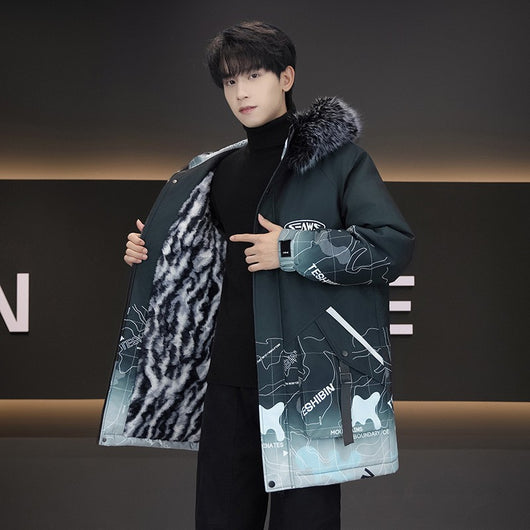 Chaqueta de Invierno para Hombre con Forro Polar y Capucha - Image 2