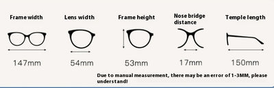 Gafas Decorativas Marco Negro Liso - Estilo Street Snap para Mujer - Image 6