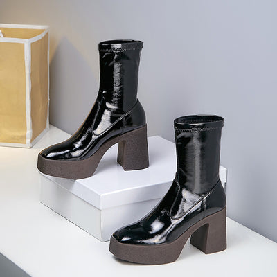 Botas Martin con Punta Cuadrada y Plataforma - Image 11