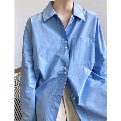Blusa Casual Francesa de Color Liso para Mujer - Image 2