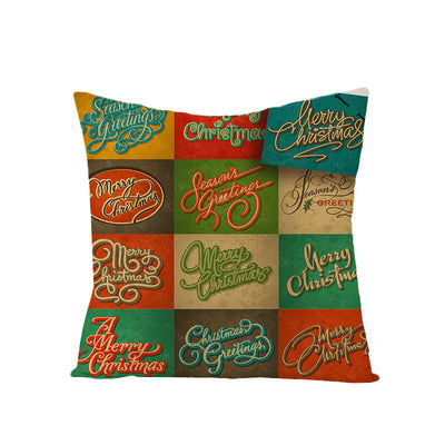 Funda de Almohada Navideña con Estampado Digital de Dibujos - Image 69