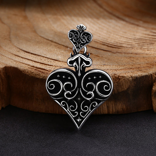 Dije Corazón Pala con Personalidad de Moda